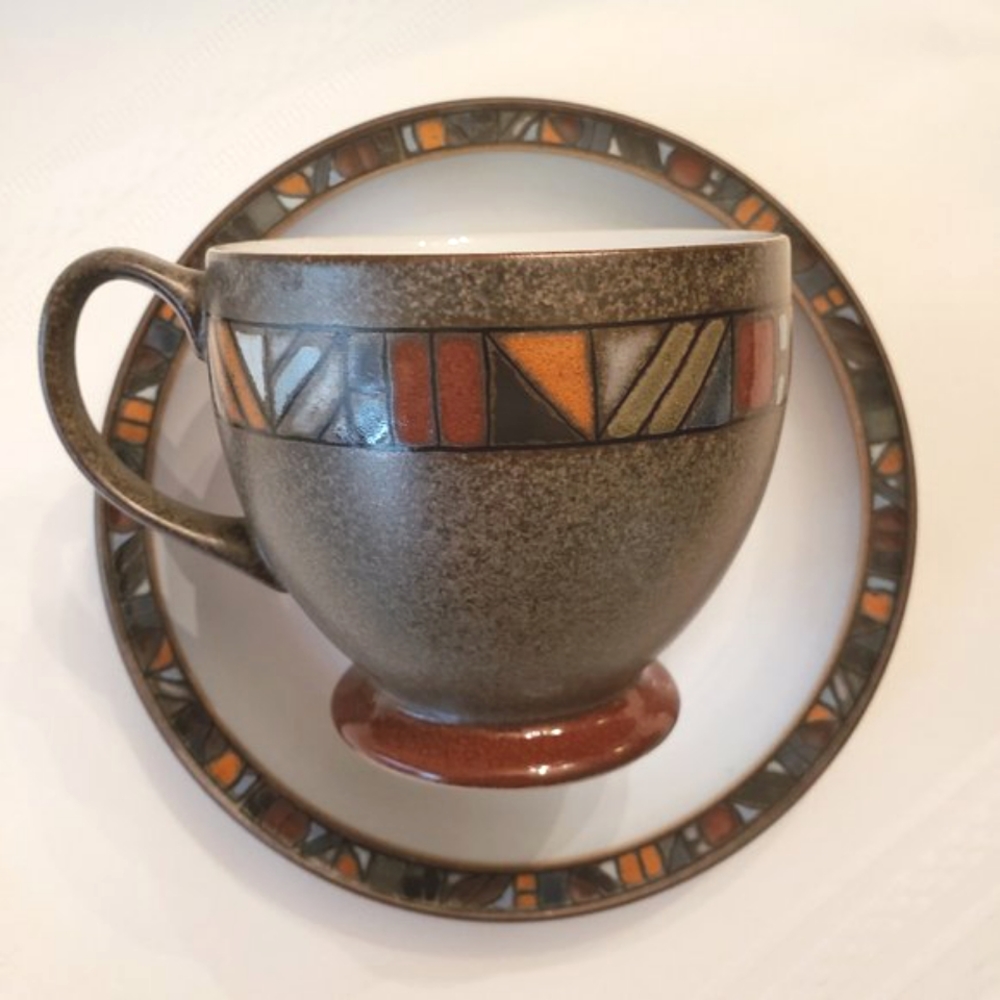 Denby Marrakesh Cup & Saucer EUC - Picture 3 of 5